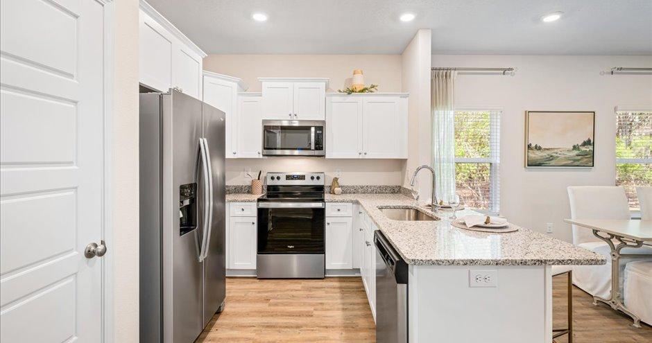 Kitchen Dining Area at Petit Bois